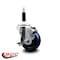Service Caster 3.5'' Solid Poly Swivel 7/8'' Expanding Stem Caster with Brake SCC-EX20S3514-SPUS-TLB-78 - alternate 4